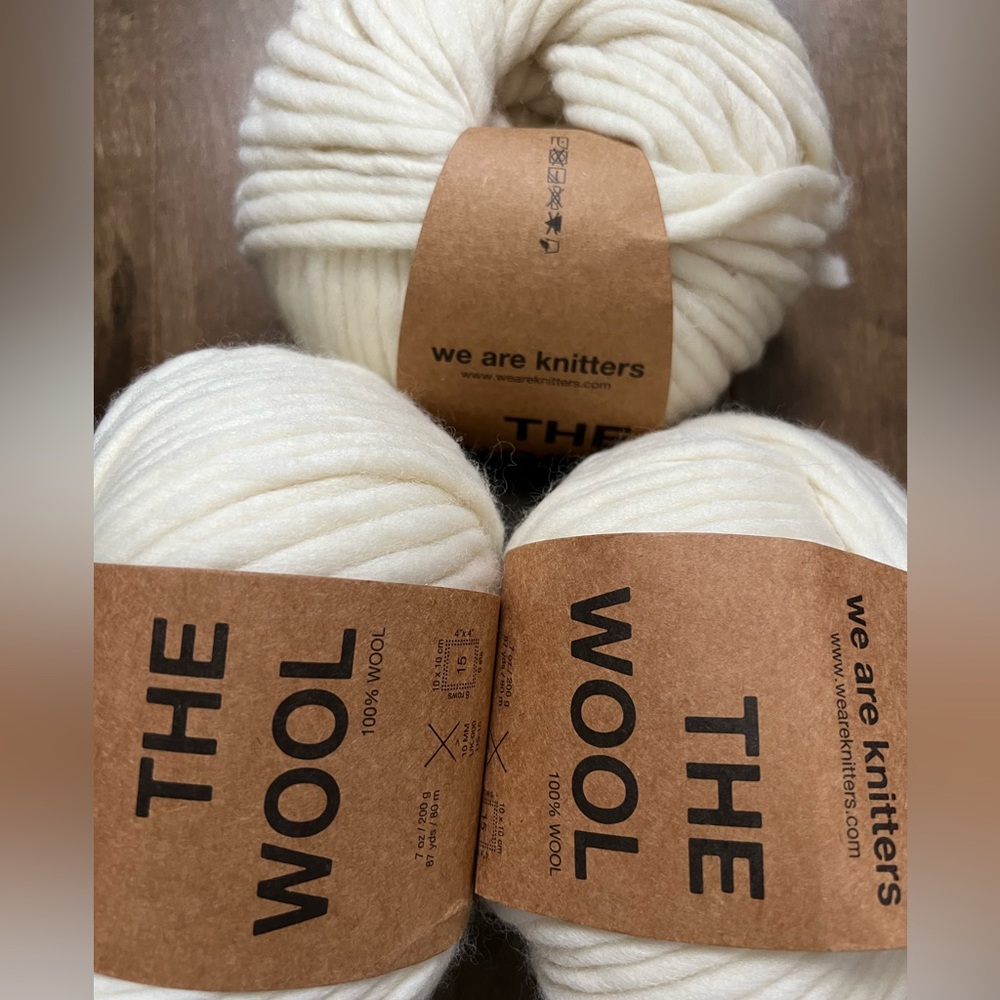 We Are Knitters Natural Wool Yarn